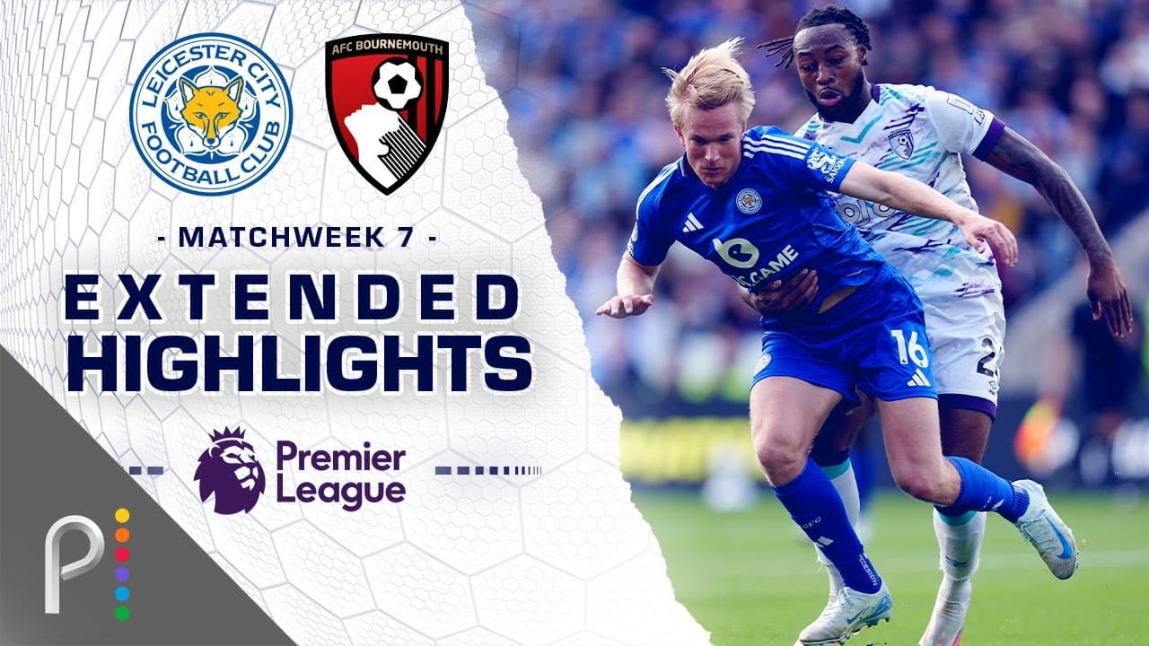 Leicester City vs. Bournemouth thumbnail